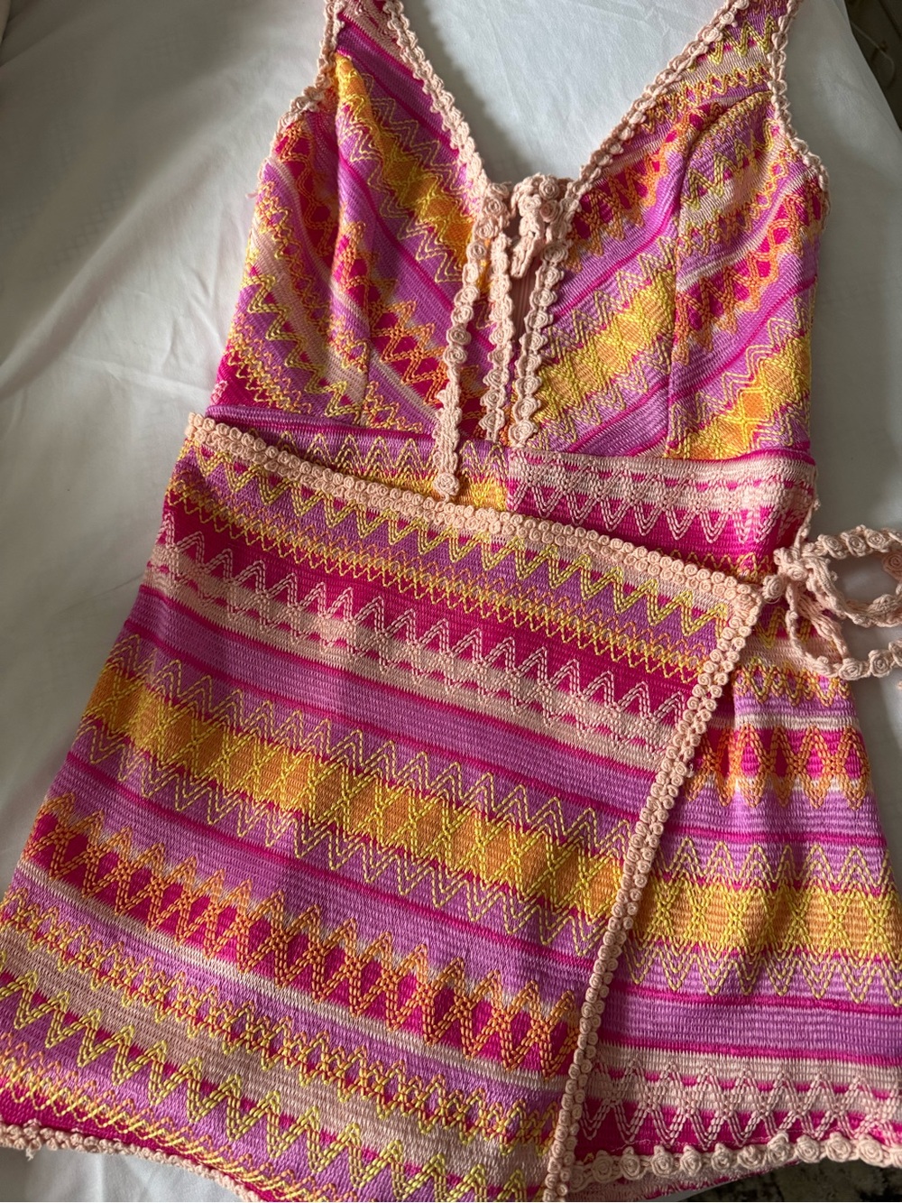Daily Dose Romper – Pink/Combo - Picture 2 of 7